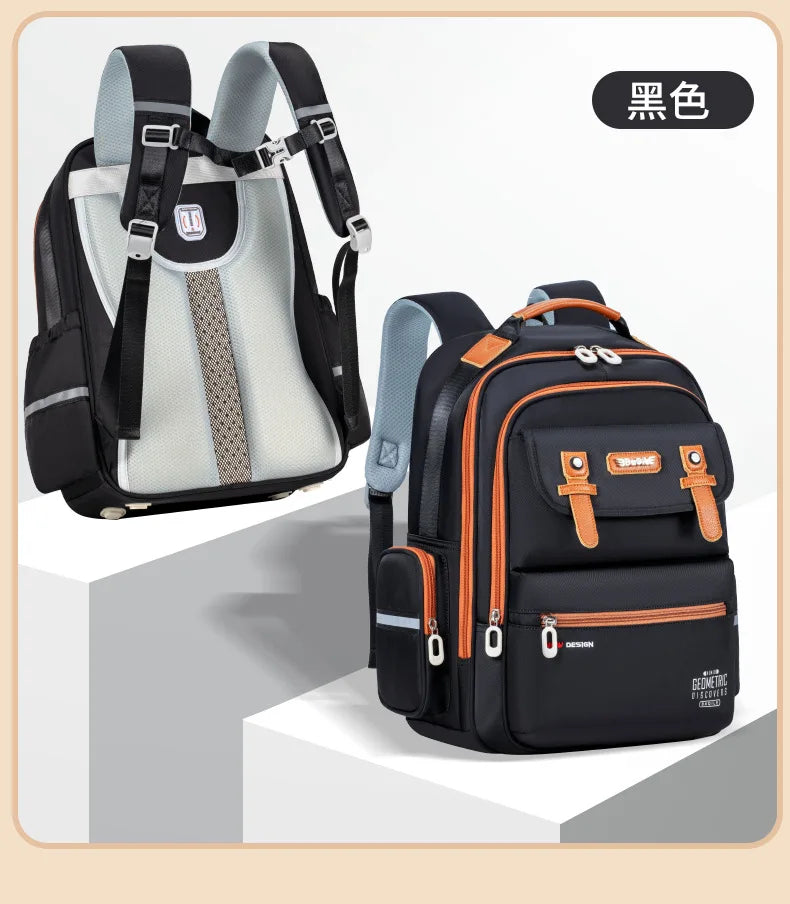 Kids Ergonomic Backpack with Spine Protection | Cloud-Design School Bag