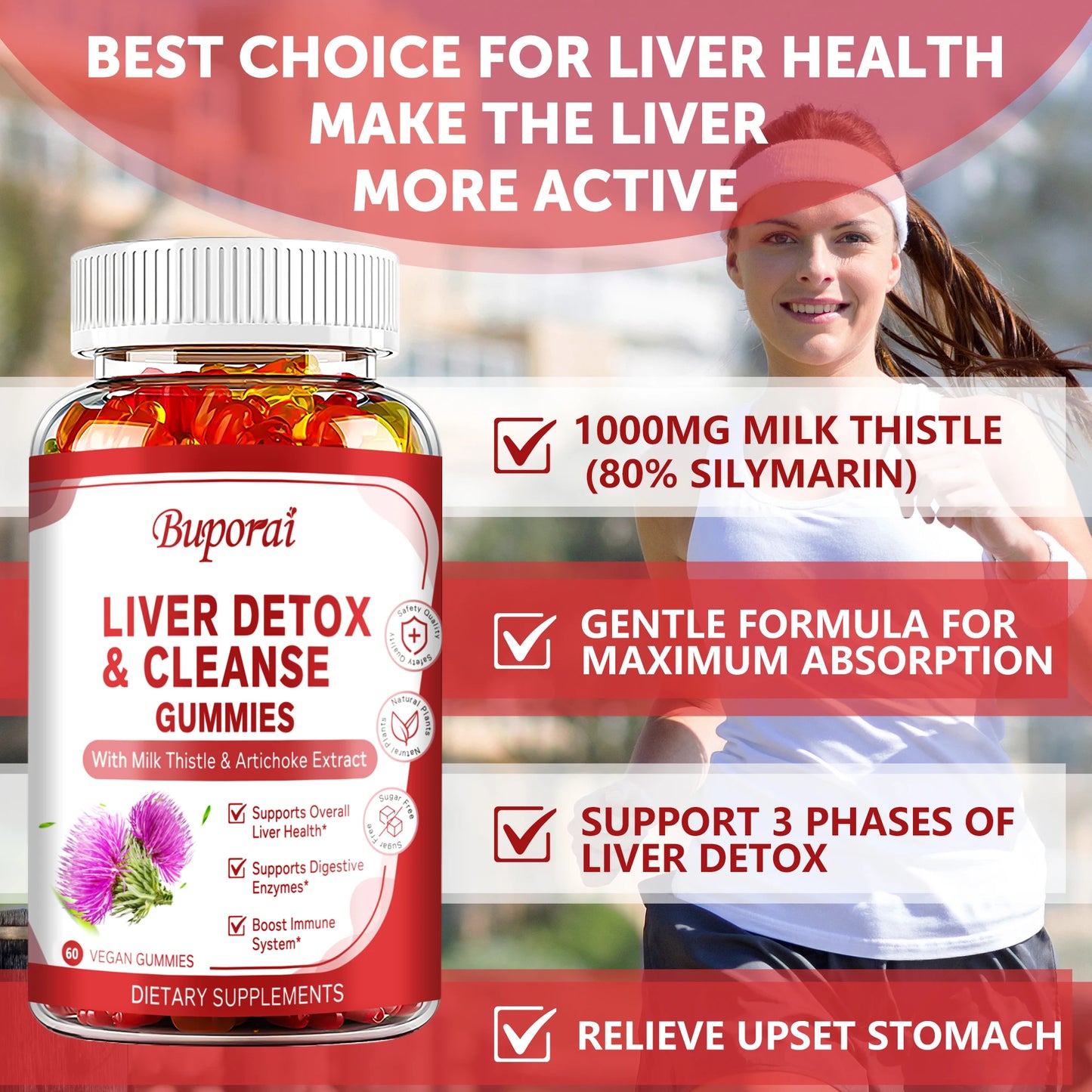 Liver Cleanse & Detox Gummies | Boost Digestion & Metabolism