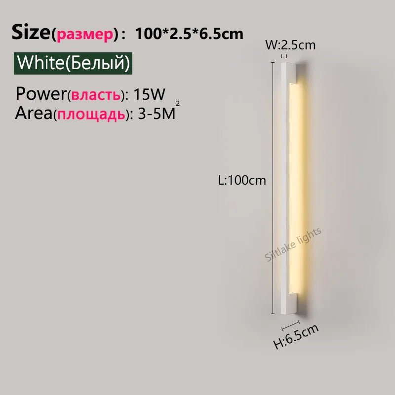Lámparas de pared LED nórdicas modernas | Elegante decoración de iluminación interior