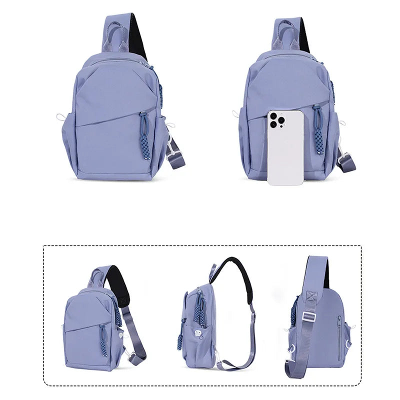 Trendy Waterproof Chest Bag for Women | Stylish Crossbody Backpack