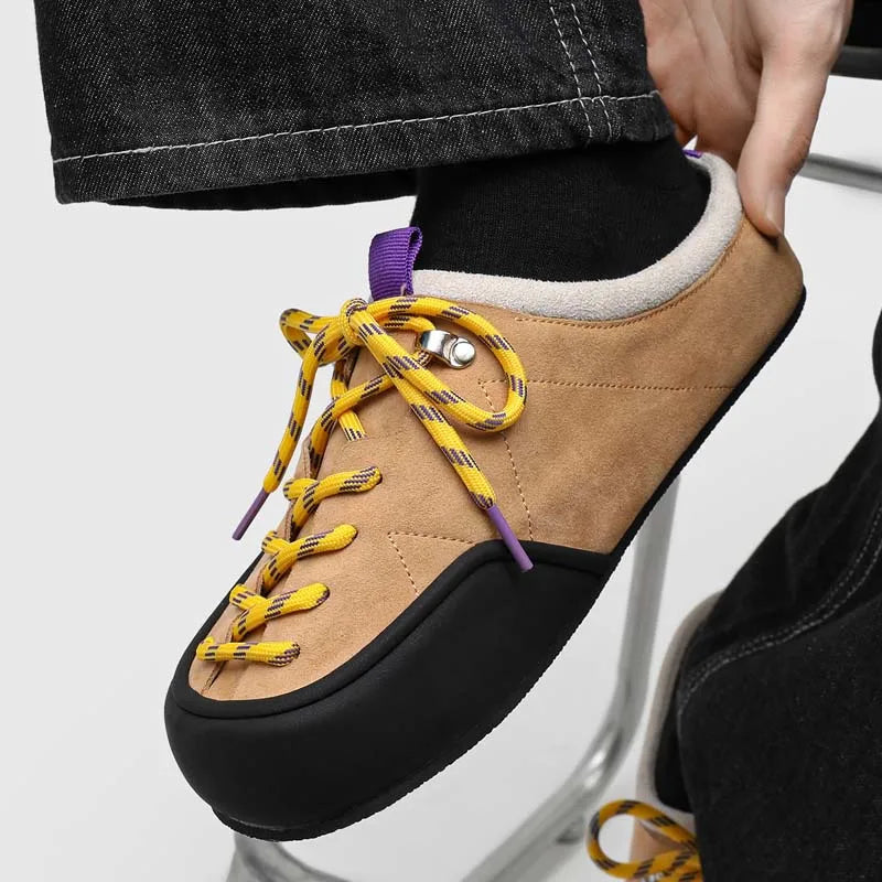 Men's Suede Sandals | Retro Stylish Slingback Walking Shoes
