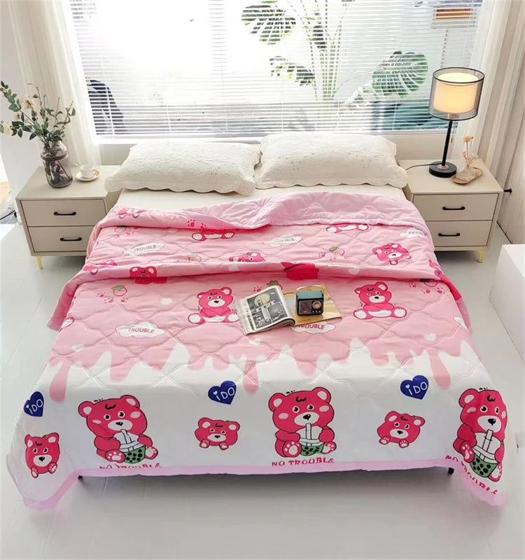 Cool Summer Quilt | Soft, Breathable Air Conditioner Blanket