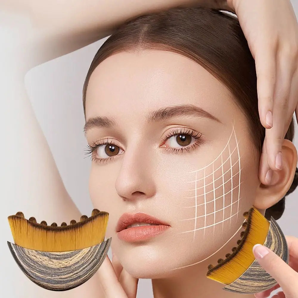 Portable Lymphatic Contour Face Brush | Reduce Puffiness & Sculpt