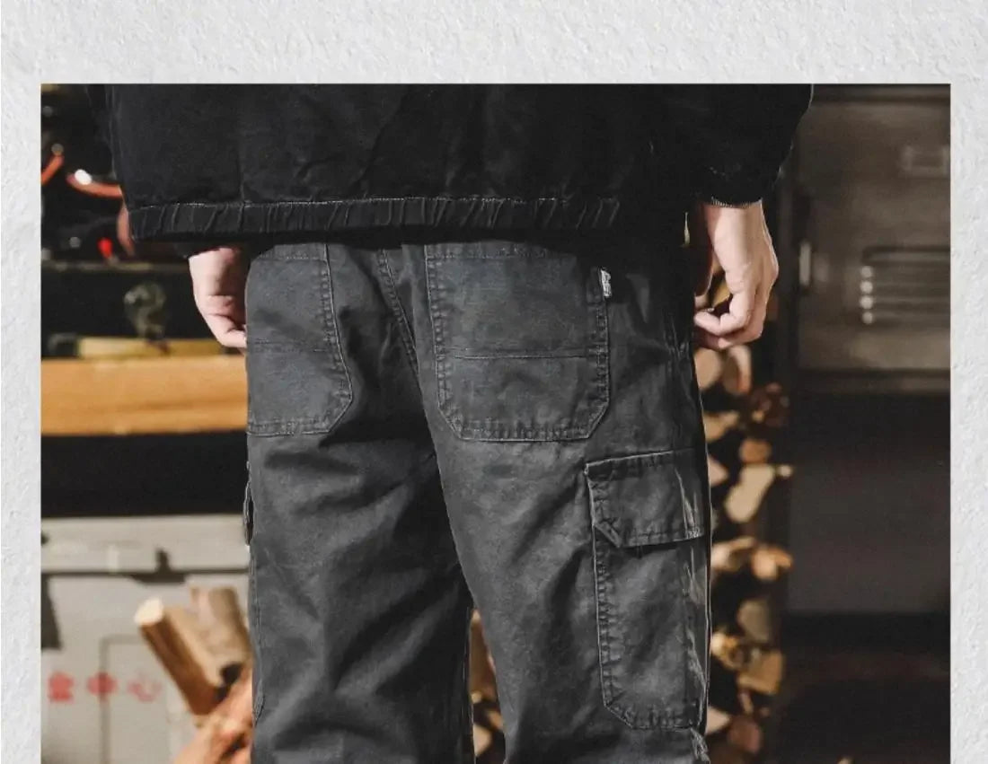 Men's Loose Straight Casual Trousers | Comfortable Outdoor Pants