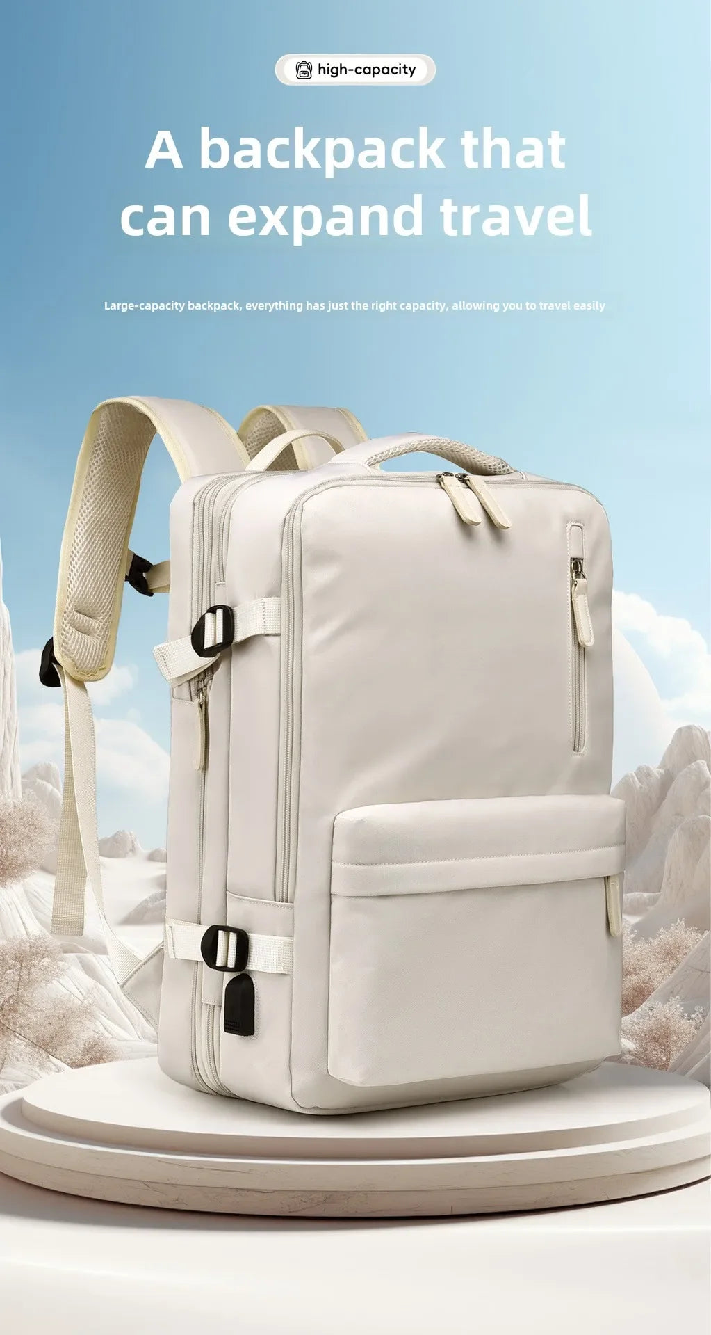 Versatile Cabin Backpack | Travel-Friendly Laptop & School Bag