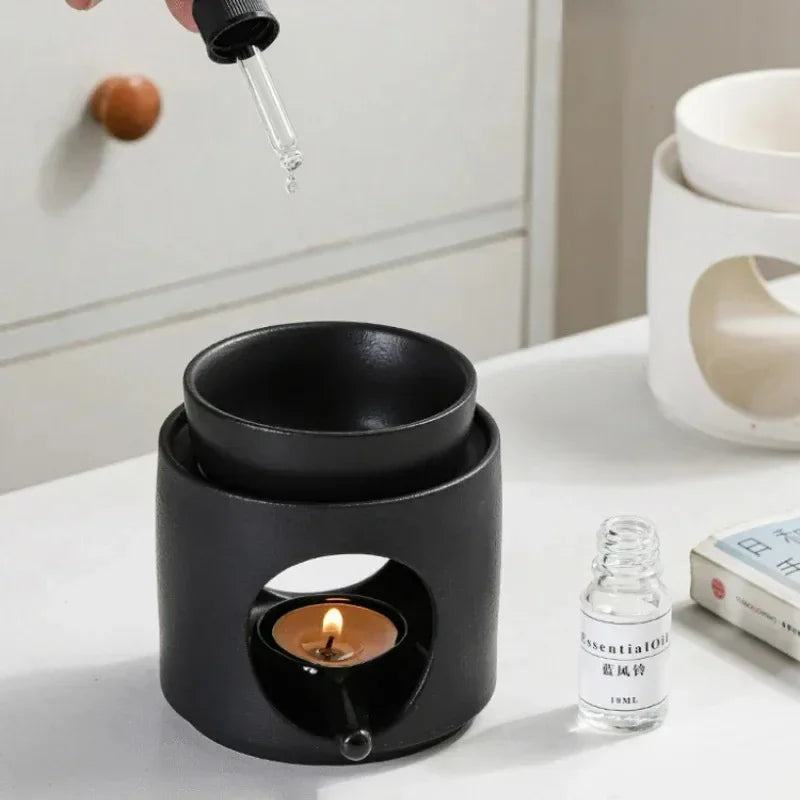 3-in-1 Ceramic Aromatherapy Candleholder | Home & Office Decor