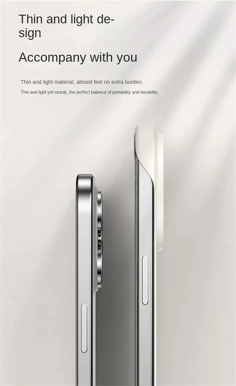 Ultra Thin Matte Frameless Phone Case | Shockproof & Stylish Protection