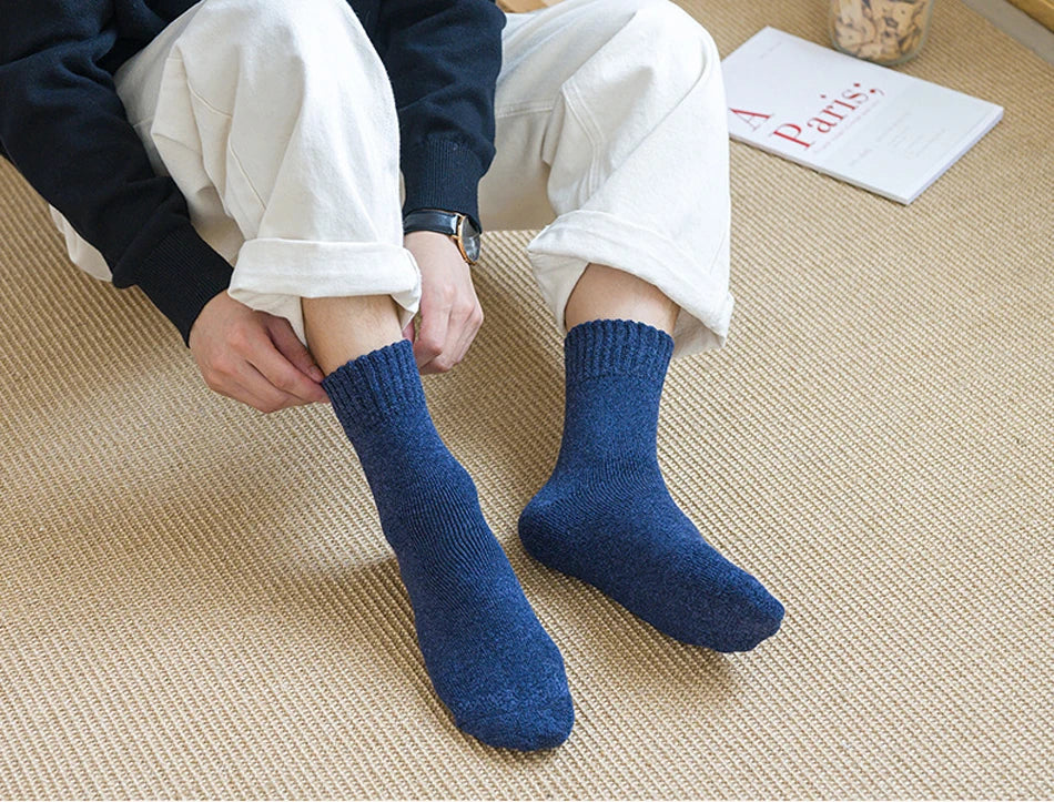 Cozy Winter Warm Wool Socks | Thick & Comfortable for All