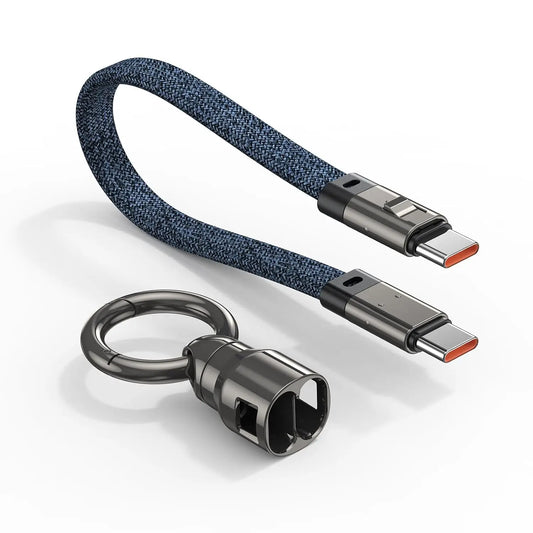 USB C to Type C Keychain Cable | 240W Fast Charging
