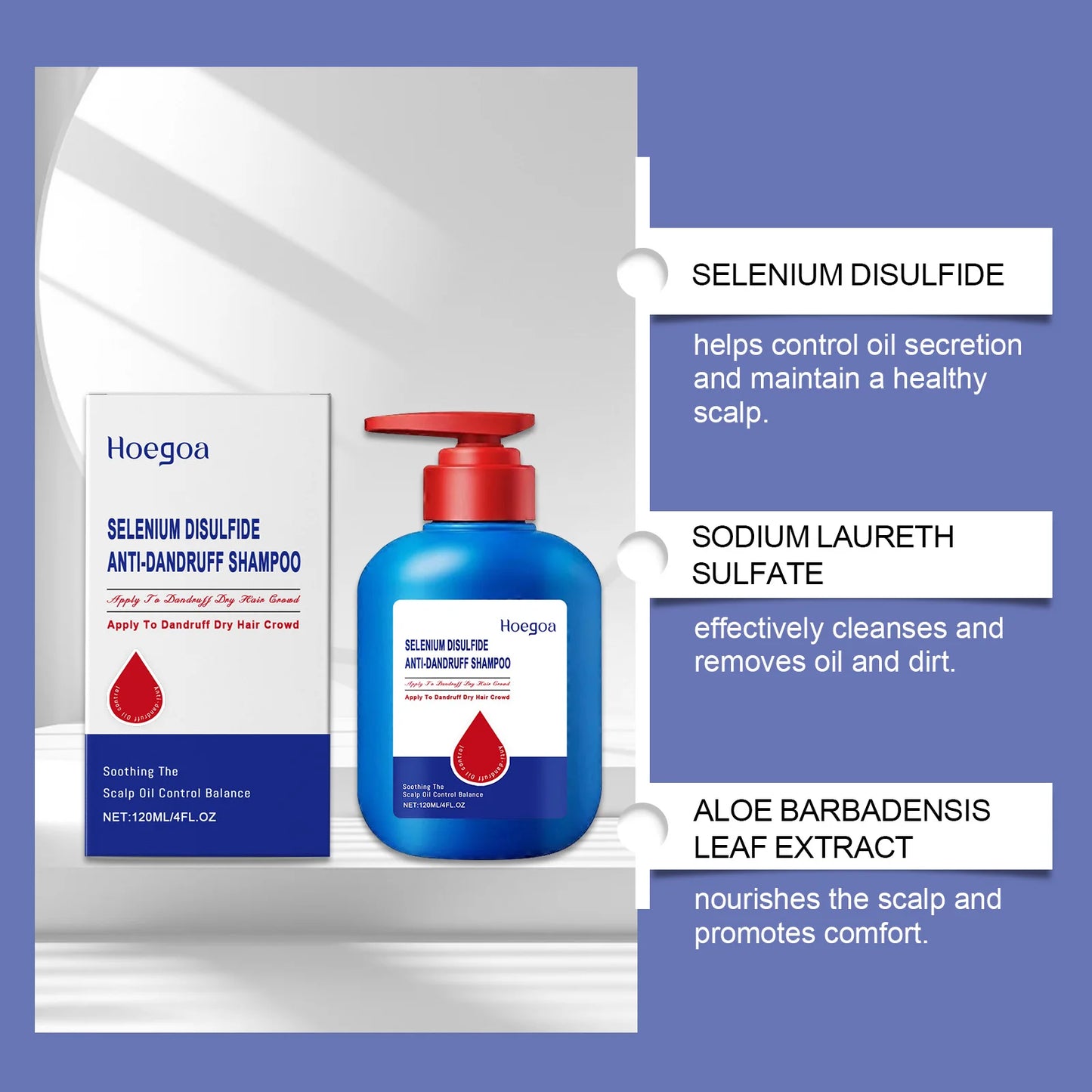 Gentle Selenium Sulfide Shampoo | Nourishing & Scalp Cleansing