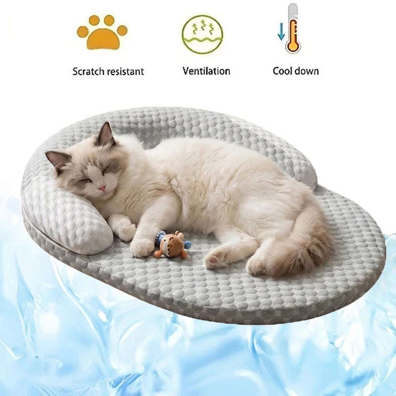 Breathable Summer Pet Sleeping Pad | Cool Comfortable Dog Bed