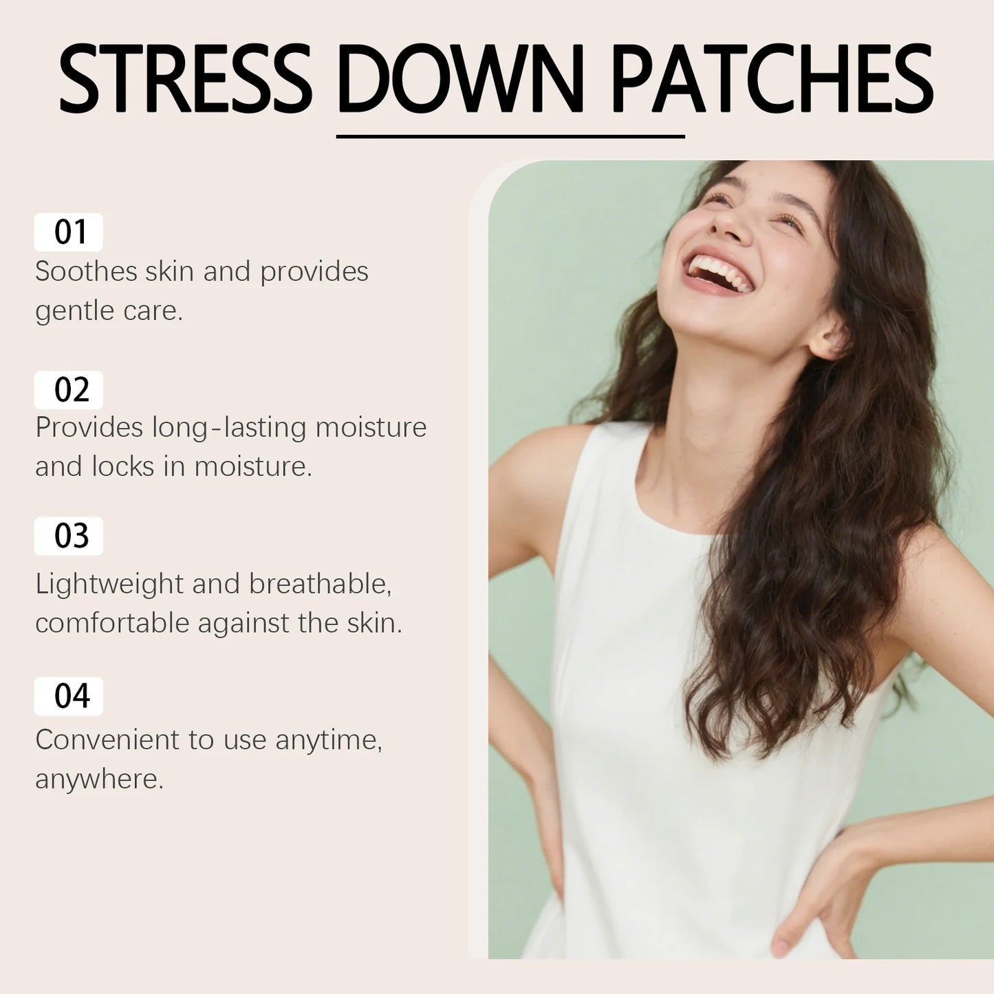 30pcs Pink Body Care Patches | Gentle Formula for Daily Use