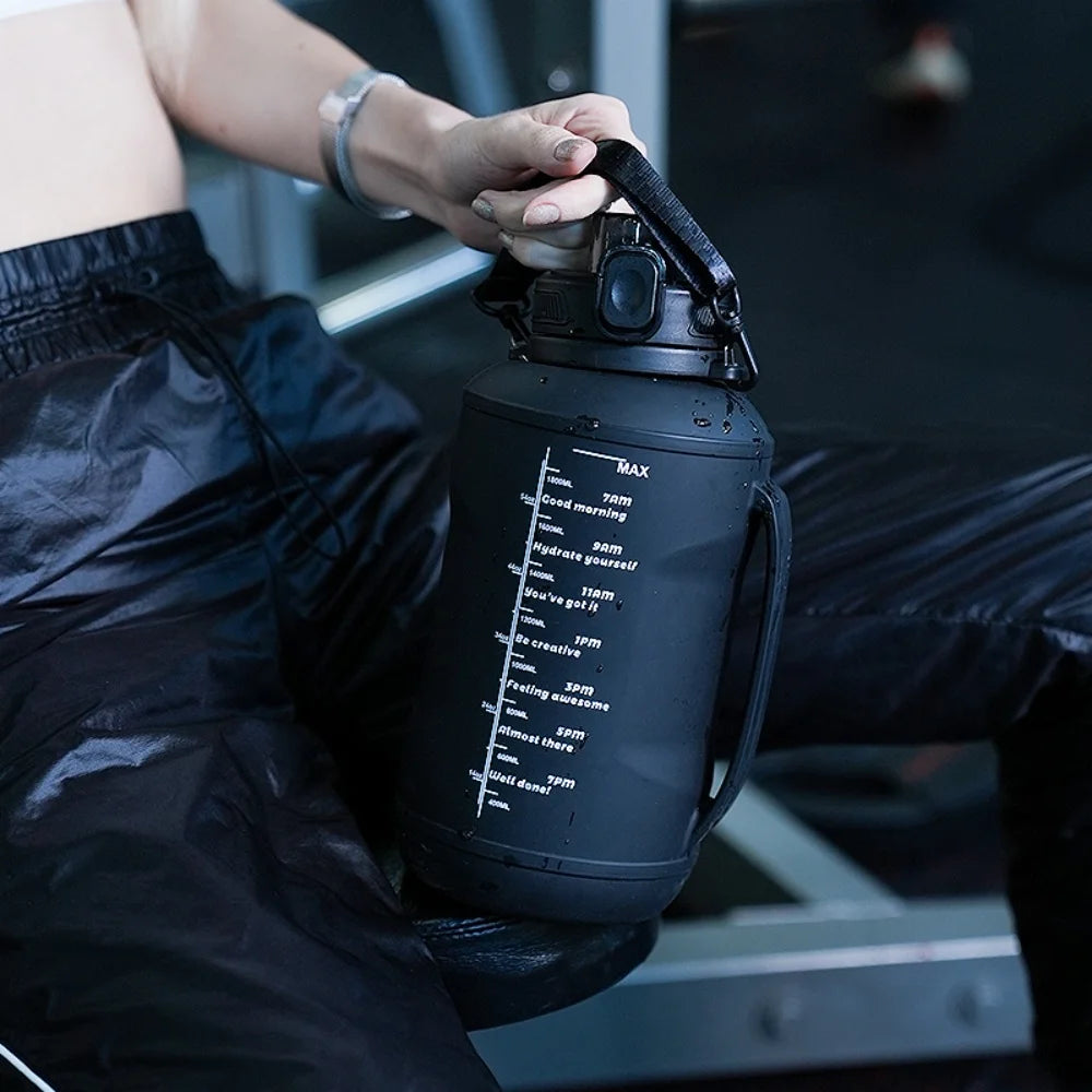 2L Portable Silicone Water Bottle | Leakproof & BPA-Free Sports Cup