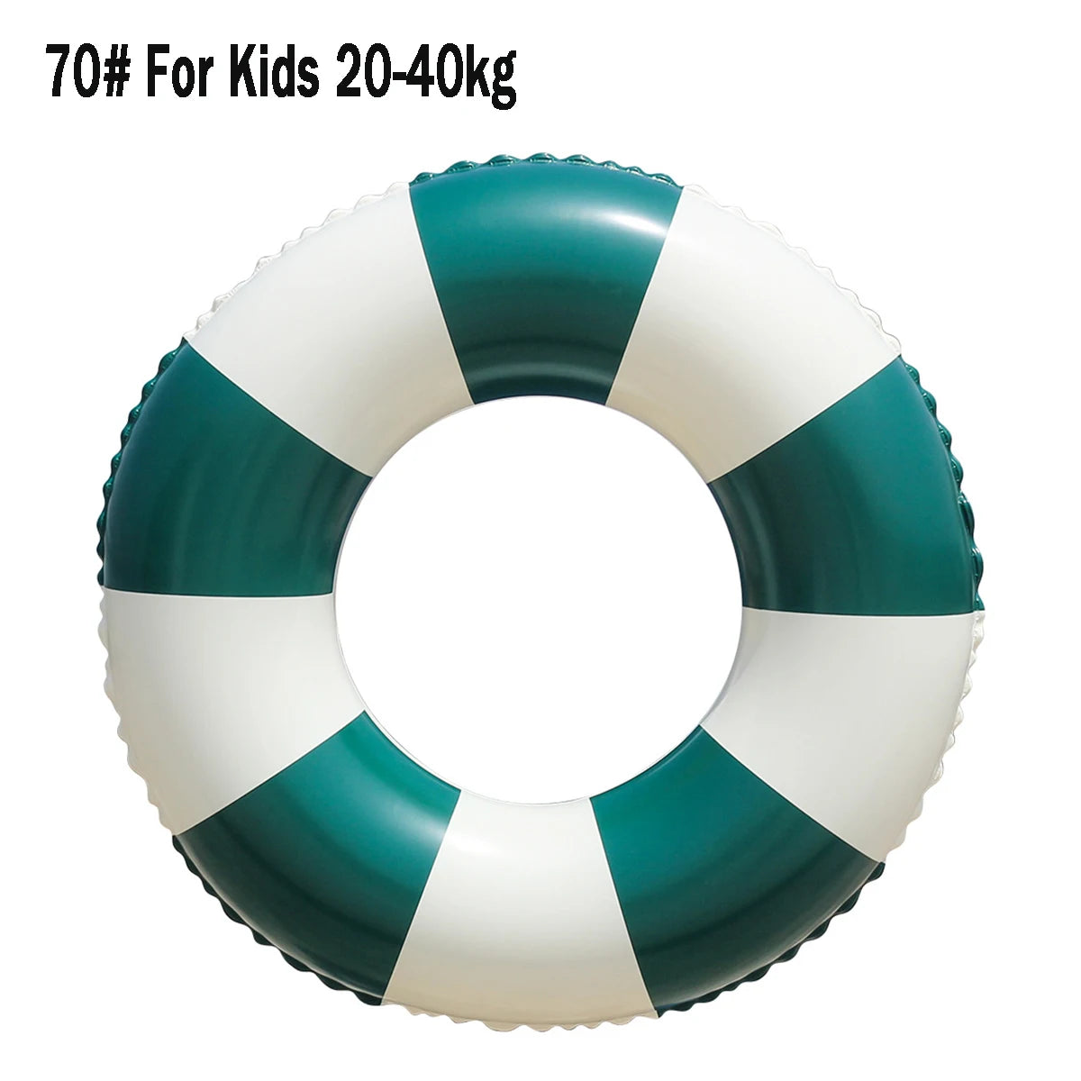 Inflatable Vintage Striped Pool Float | Stylish Swim Tube for All