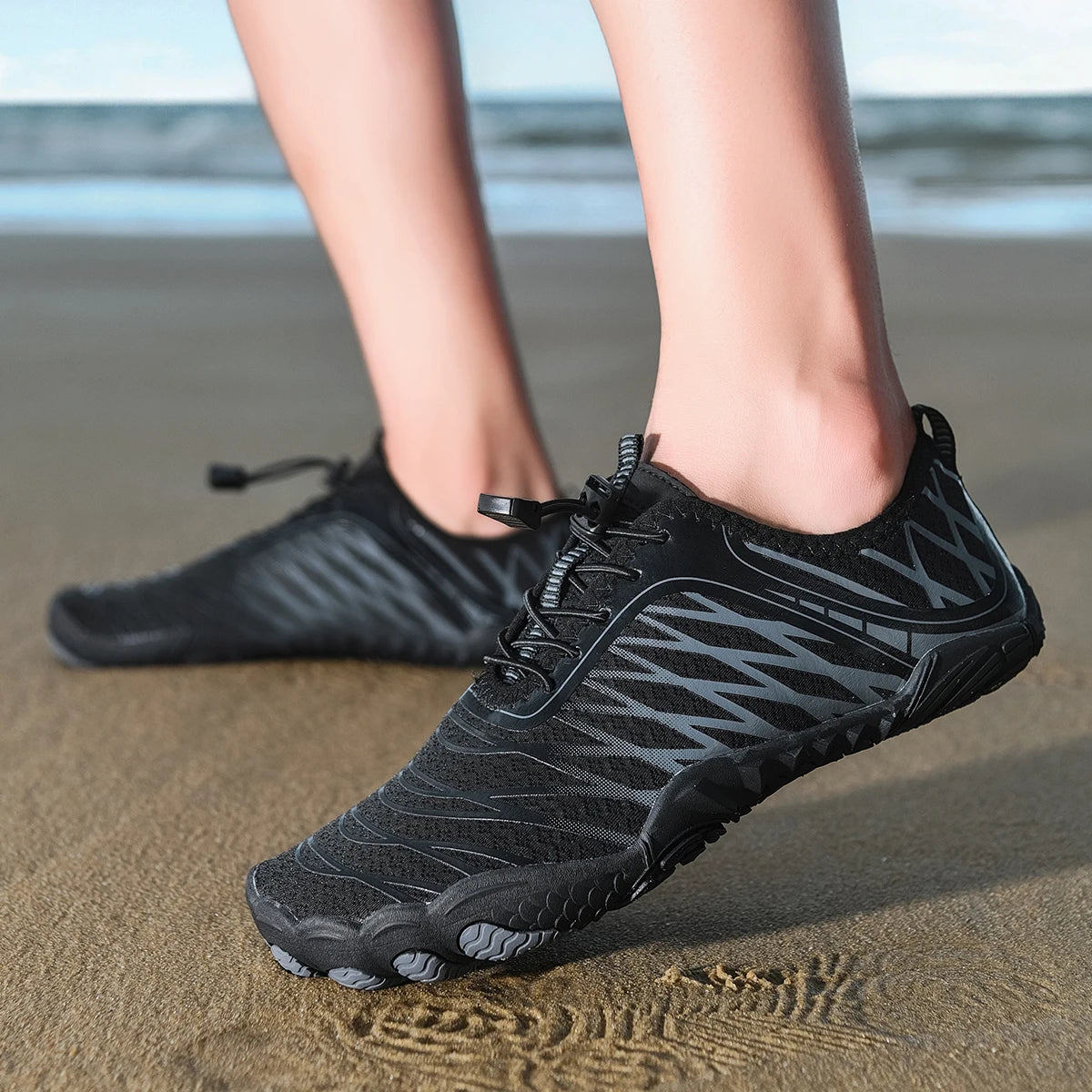 Unisex Wide Toe Barefoot Sports Water Booties for All Activities