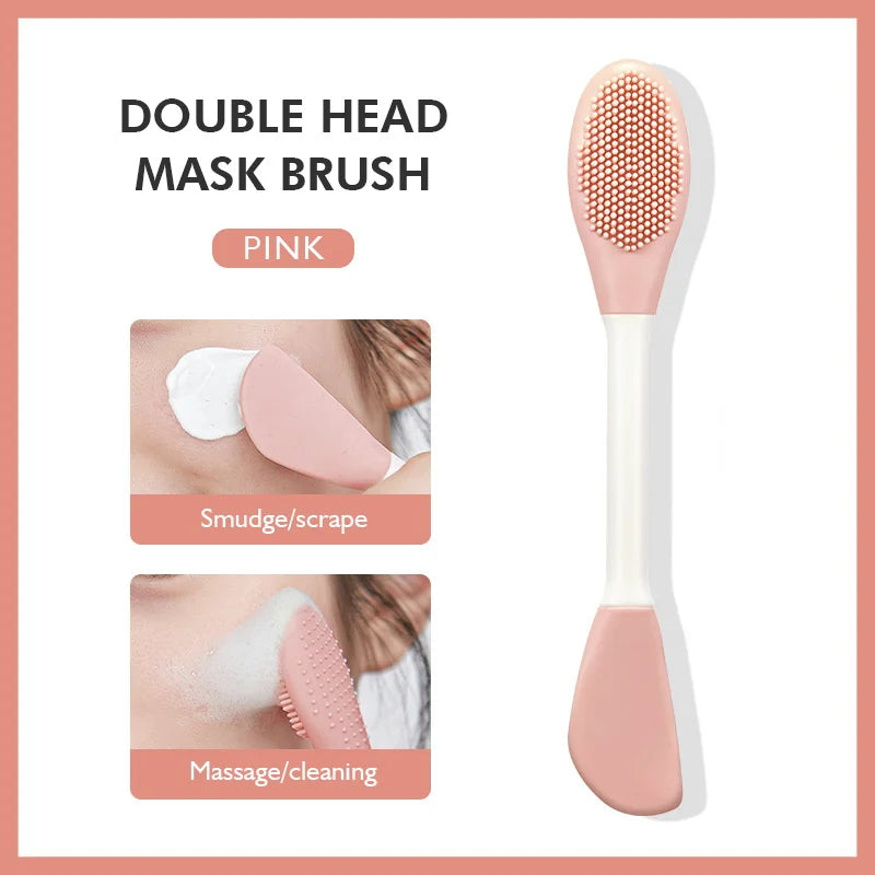 Dual-Use Silicone Facial Cleansing Brush | Deep Clean & Exfoliate