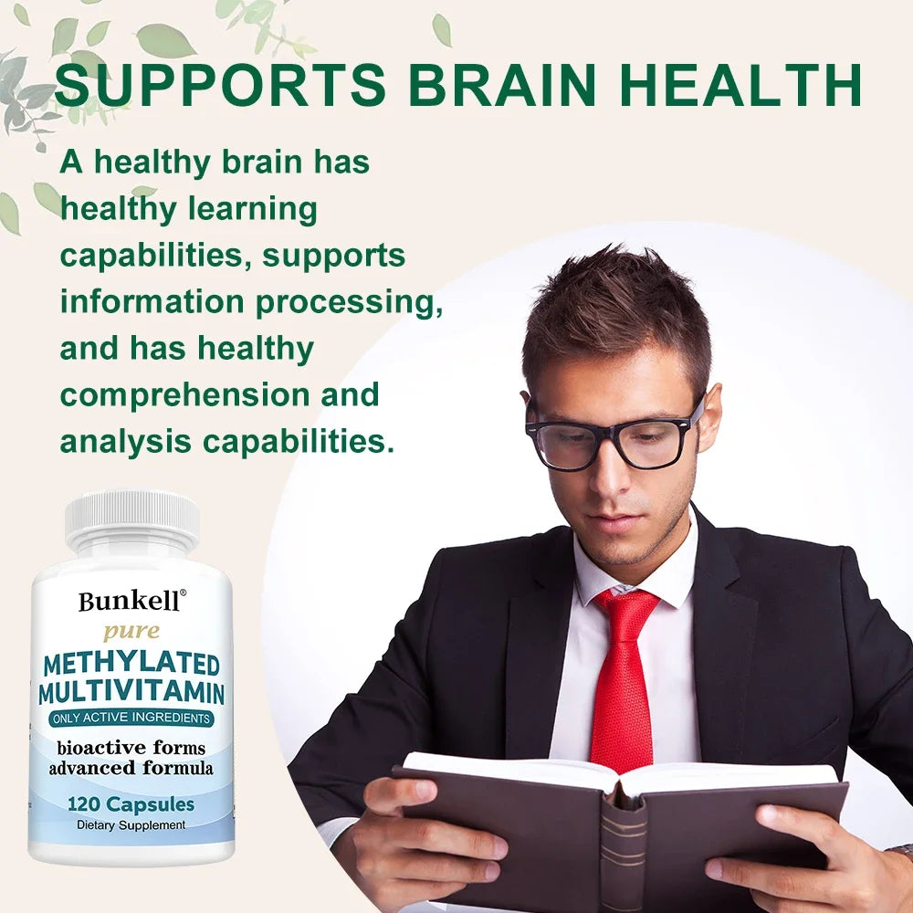 High-Potency Methylated Multivitamin for Energy & Focus