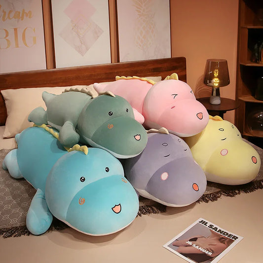 150cm Huggable Dinosaur Pillow | Soft Plush Toy for Kids