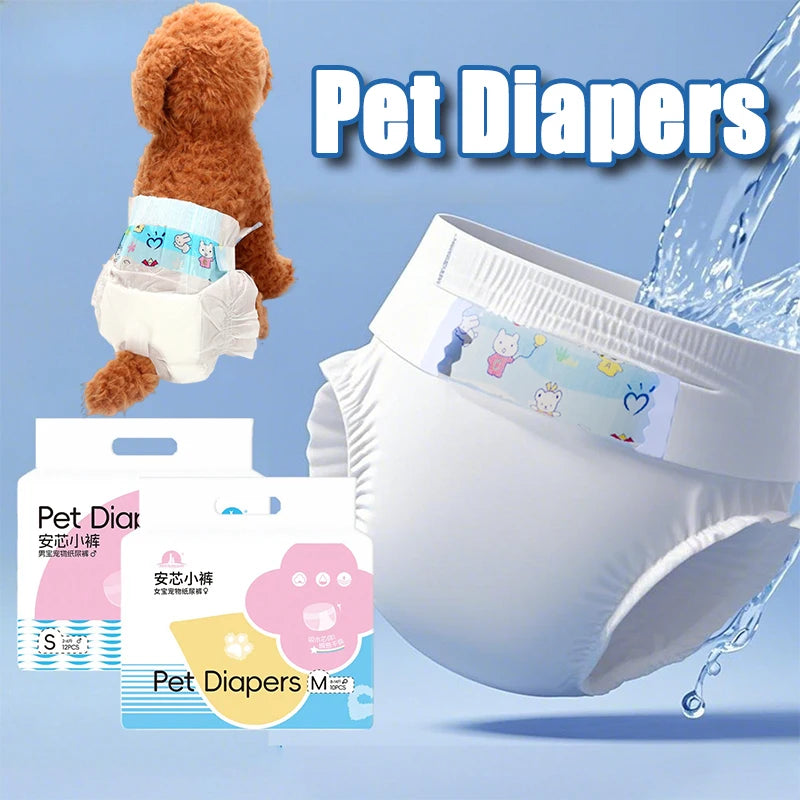 Comfortable Waterproof Pet Diapers | Thin & Breathable Dog Shorts