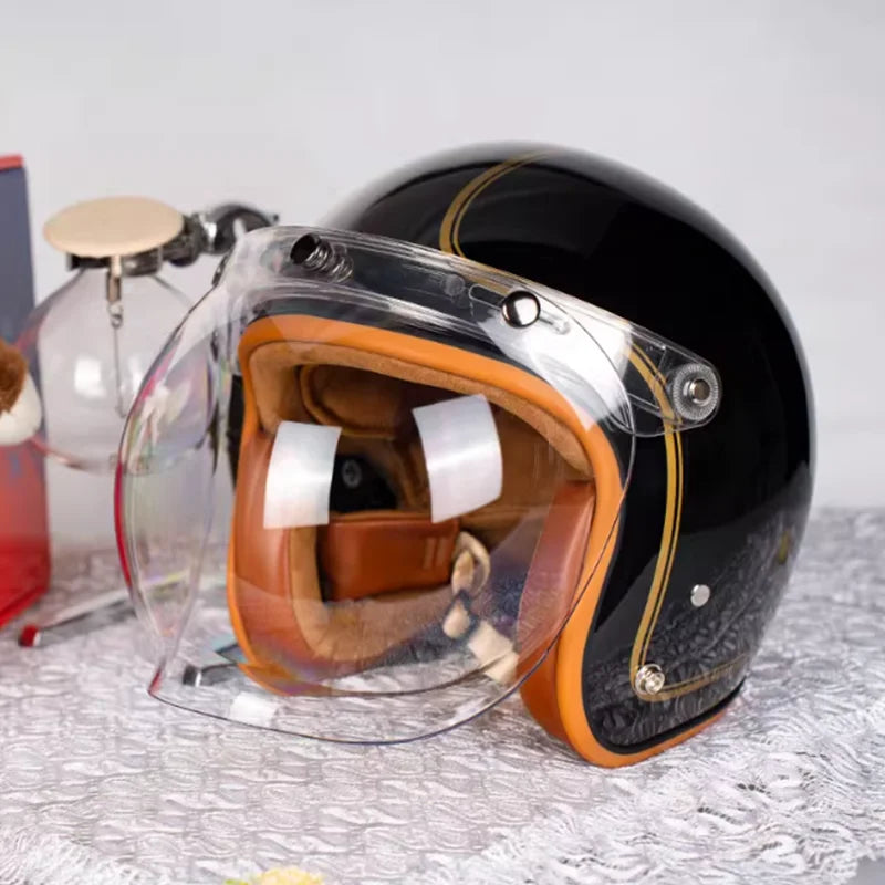 Budget 3/4 Open Face Motorcycle Helmet | DOT Certified Safety Gear
