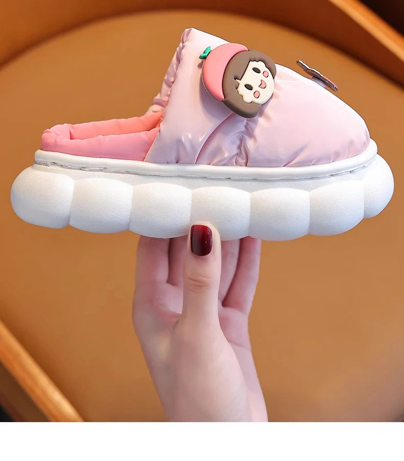 Children's Warm Plush Slippers | Cozy Anti-Slip Winter Footwear