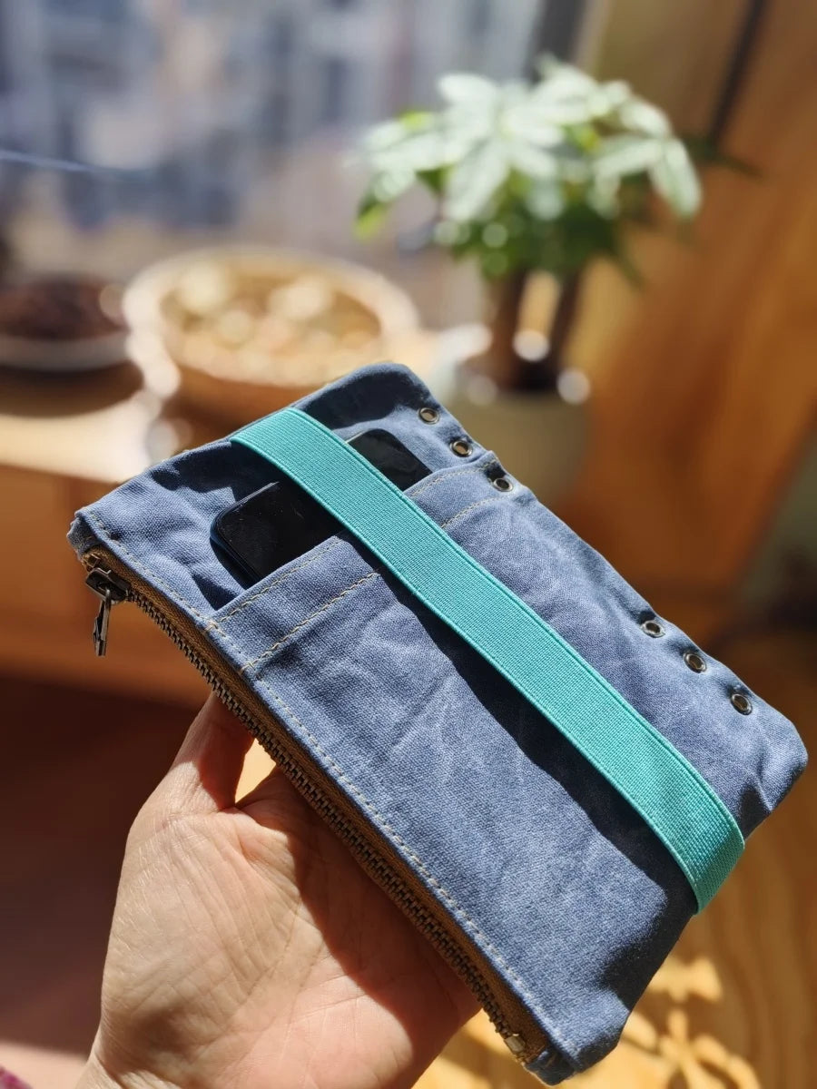 Multifunctional Canvas Storage Bags for Notebooks & Accessories