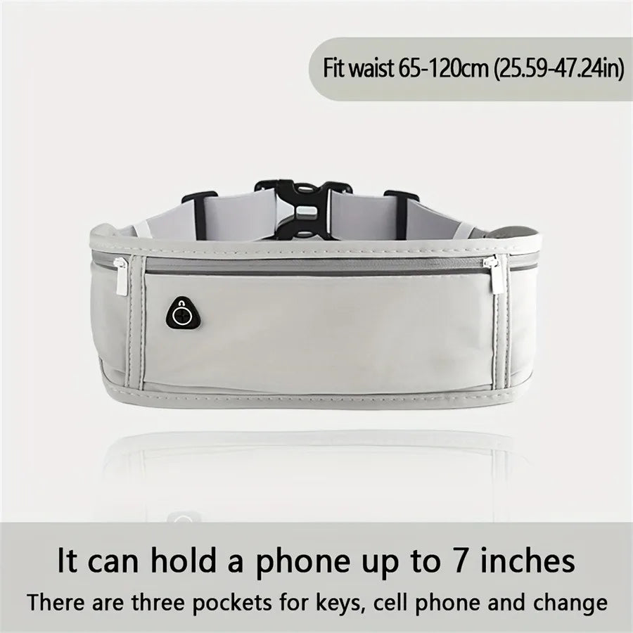 New Running Waist Bag Professional Men Women Elastic Waist Pack with Adjustable Strap Hidden Gym Sports Bags Mobile Phone Case