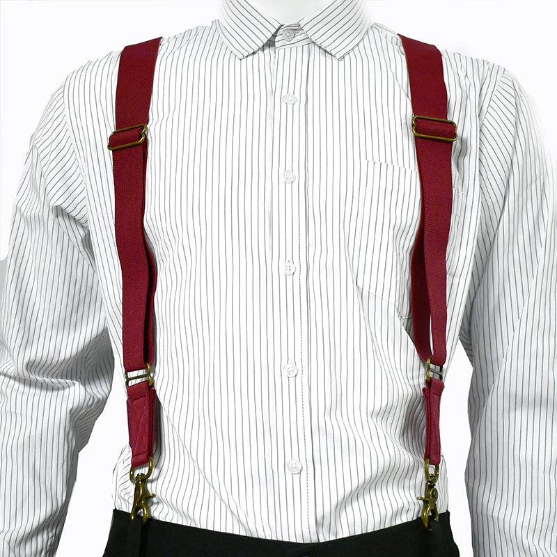 Adjustable Men's Suspenders | Stylish Elastic Braces for Pants