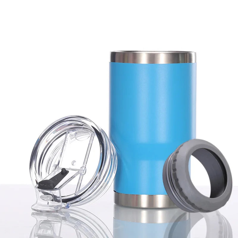 4 in 1 Travel Mug & Can Cooler | Insulated Summer Beverage Holder