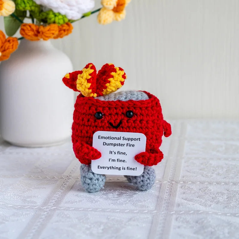 Muñeco de tiburón de ganchillo hecho a mano | Regalo de decoración del hogar con energía positiva