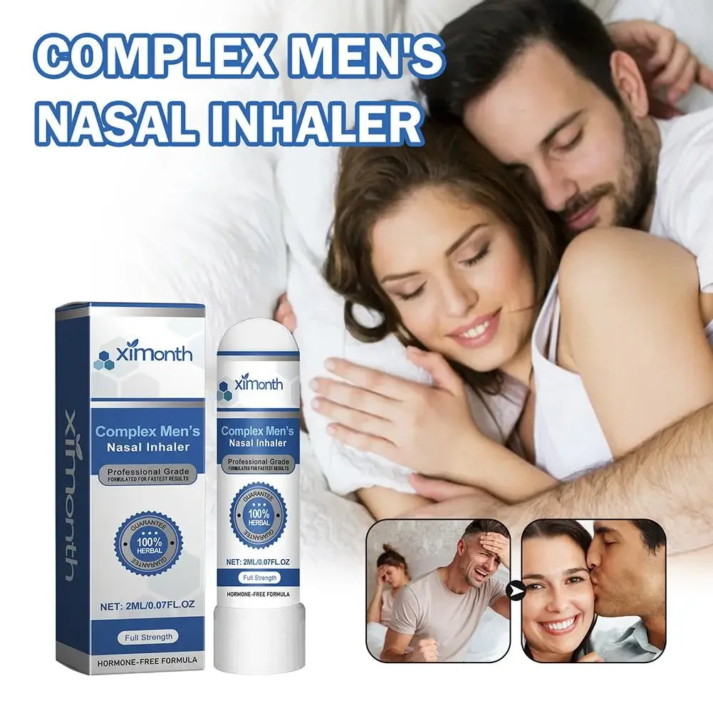 Men's Energy Enhancer Nasal Inhaler | Boost Endurance & Refresh