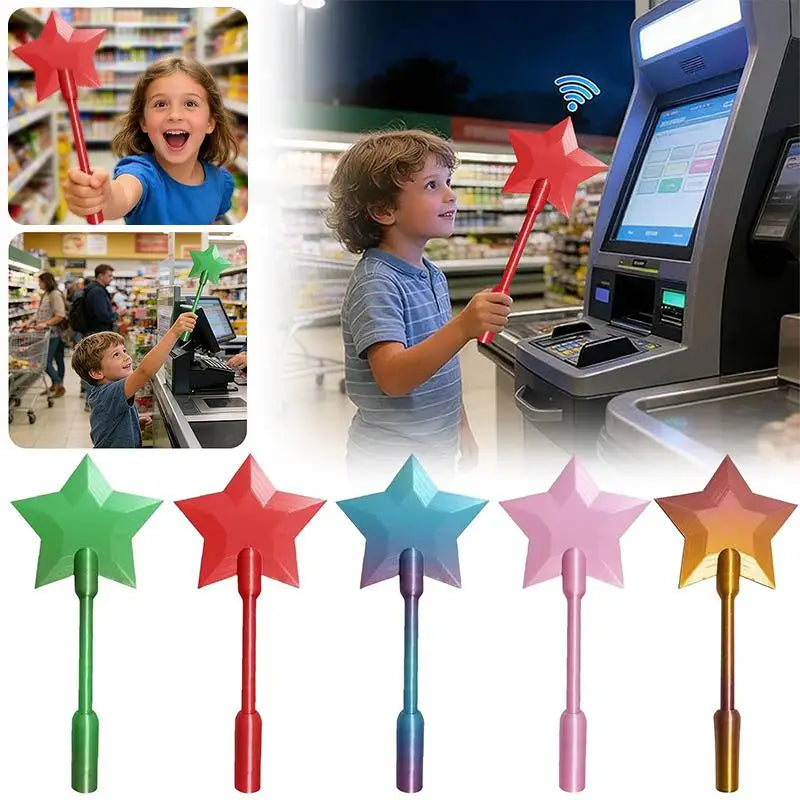 Magical 3D Printed Star Wand | Portable Tap to Pay Card Holder