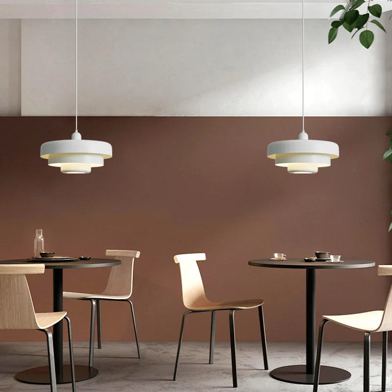 Lámpara Colgante Nórdica Medieval de Aluminio | Iluminación Interior Moderna