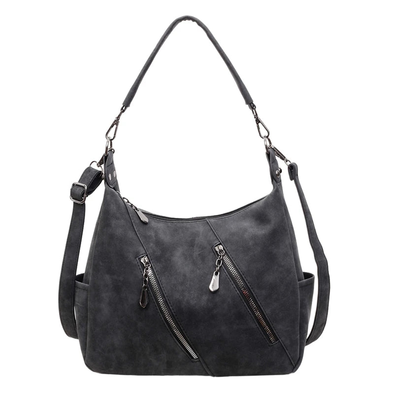 Bolso Bandolera Elegante de Cuero Sintético Suave para Mujer | Con Estilo y Práctico