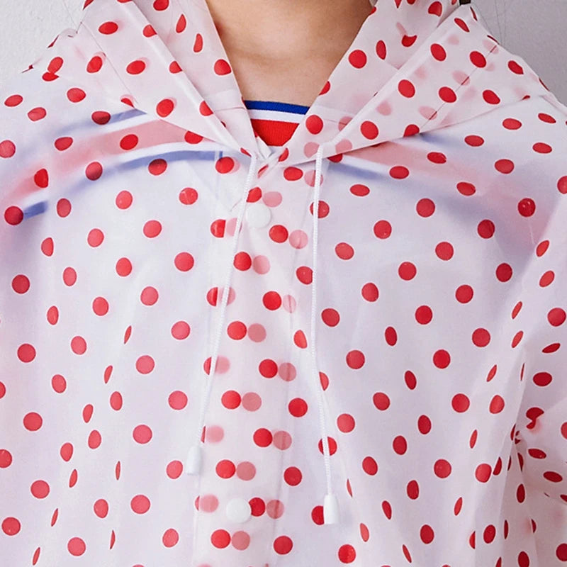 Kids Portable Hooded Raincoat | Waterproof Rain Poncho for Children
