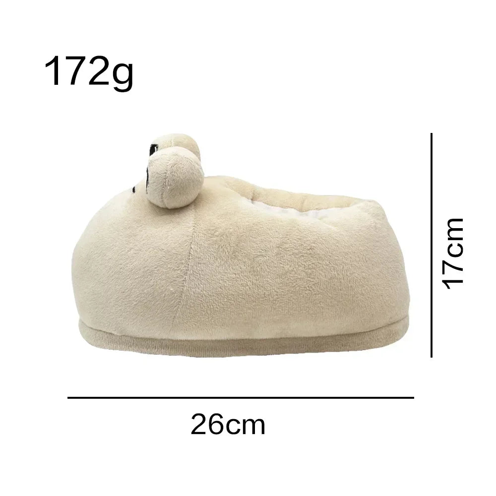 Cozy Cartoon Plush Slippers | Cute Anime Style Indoor Shoes