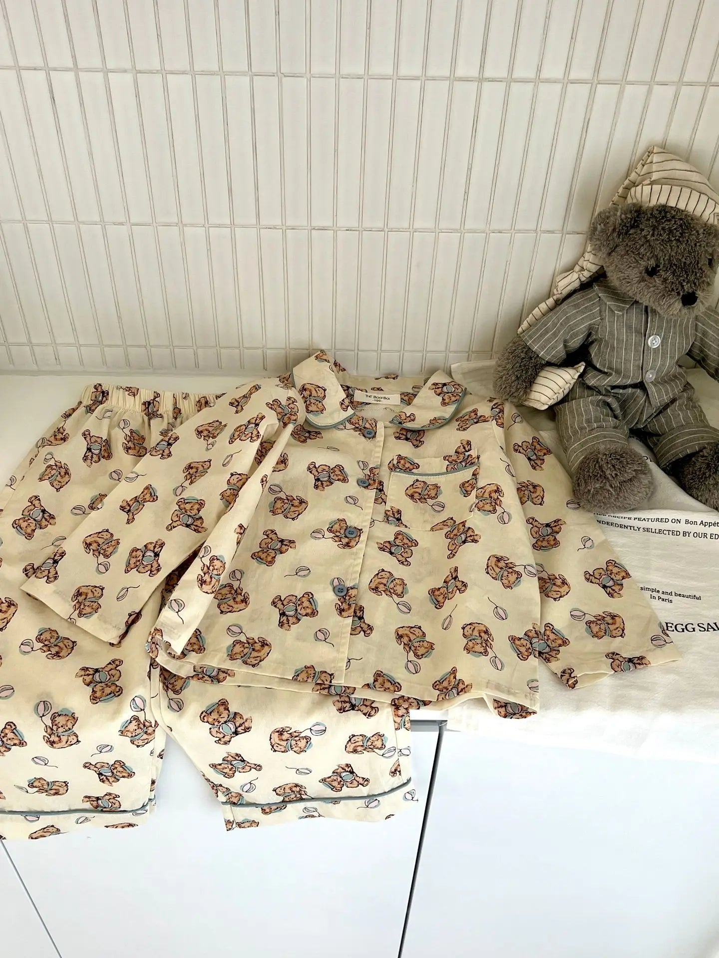 Spring Children's Cartoon Homewear Outfits | Cute Pajamas Set