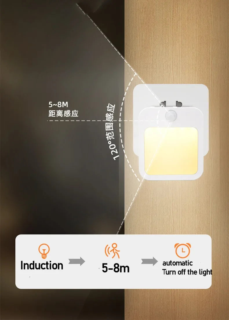 Dimmable Motion Sensor LED Night Light | Wireless & Portable