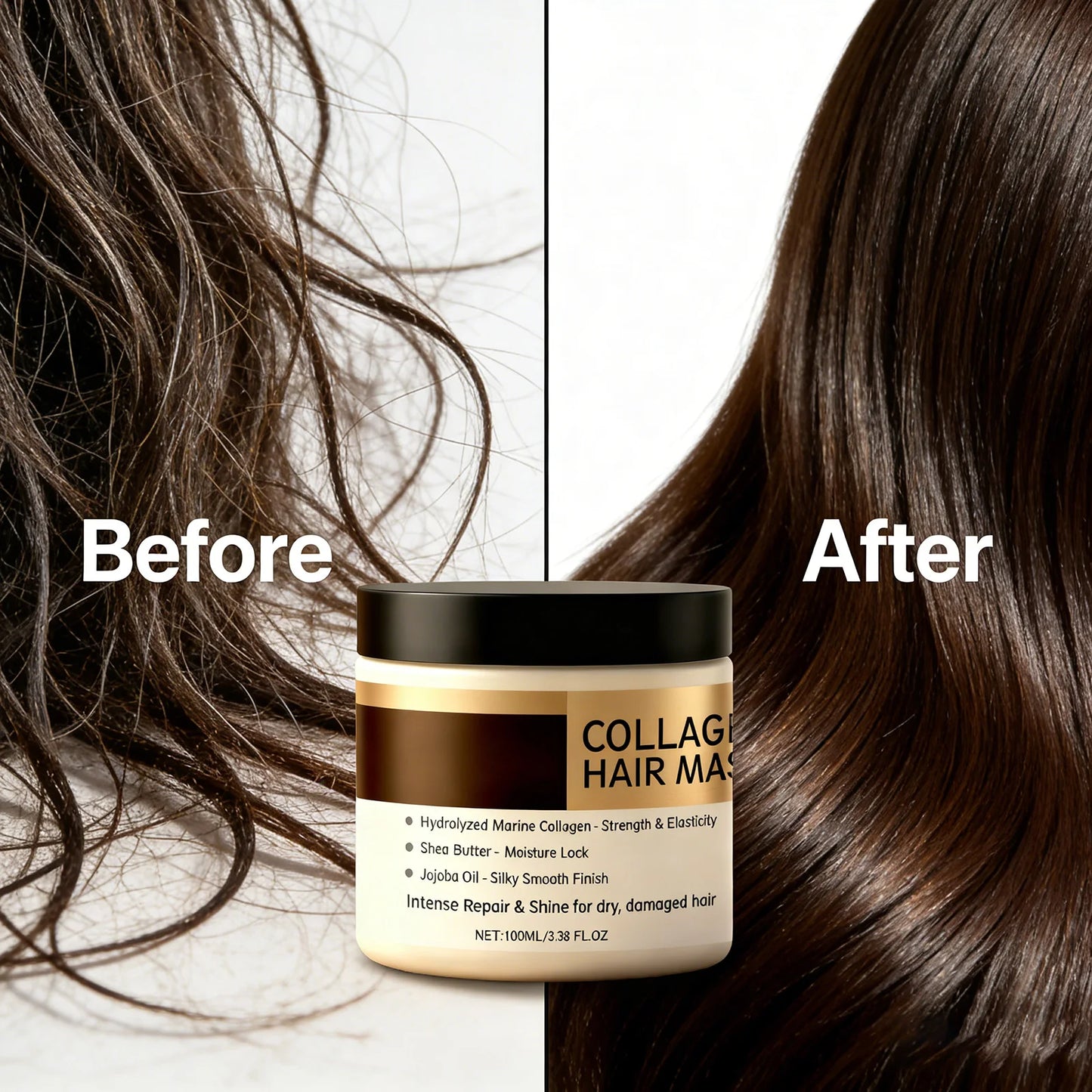 Collagen Hair Mask for Damaged Hair | Deep Conditioning Treatment