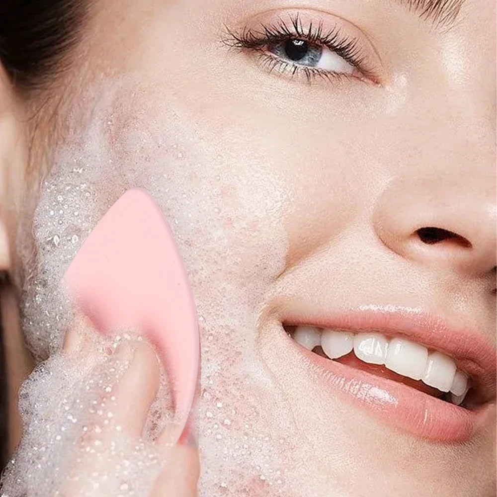 Soft Silicone Face Cleansing Brush | Gentle Skin Massager
