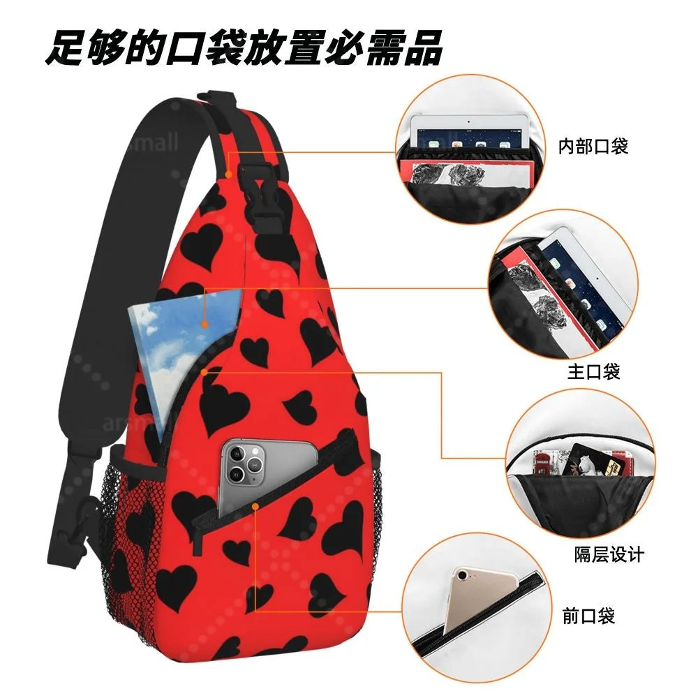 Lightweight Crossbody Sling Bag for Travel & Outdoor Activities