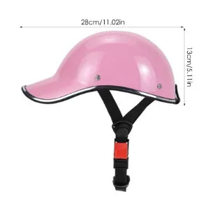 Retro Baseball Helmet with Extended Brim | Unisex Sun Protection