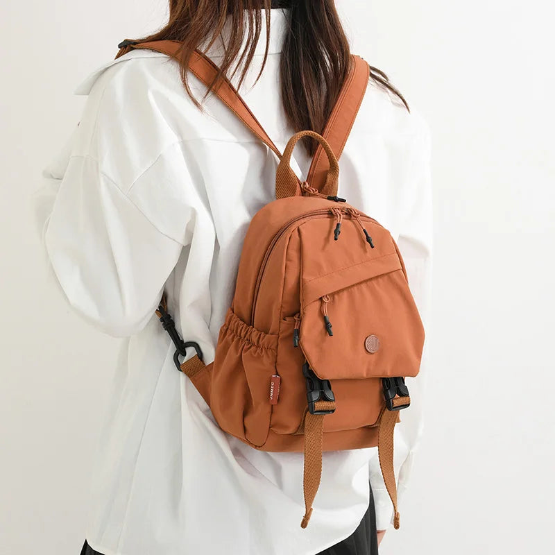 Unisex Lightweight School Backpack | Water-Resistant Nylon Bag
