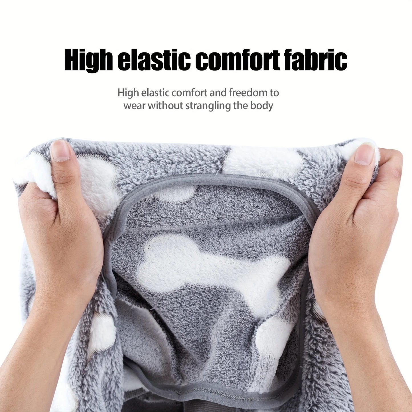 Winter Cold Weather Pajamas for Large Dogs | Cozy Onesie Fit