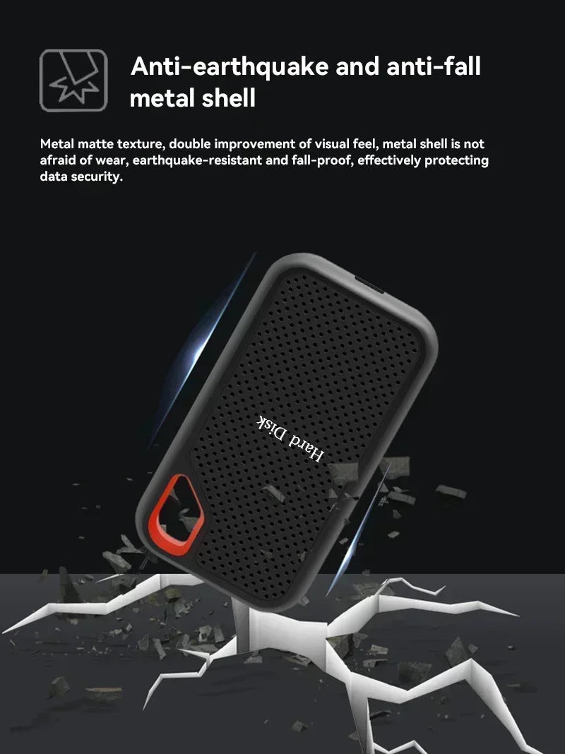 Slim Portable 4TB External SSD | High-Speed Data Storage Solution