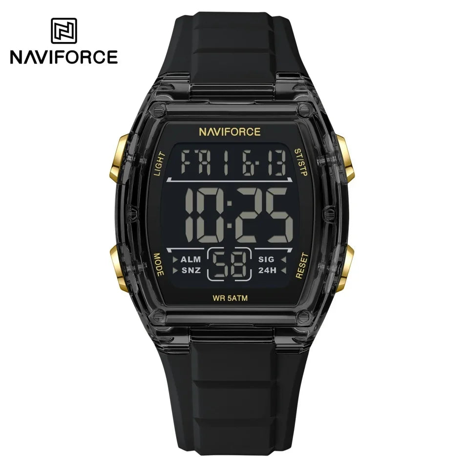 Luxury Digital Sport Watches for Men | Waterproof Silicone Band