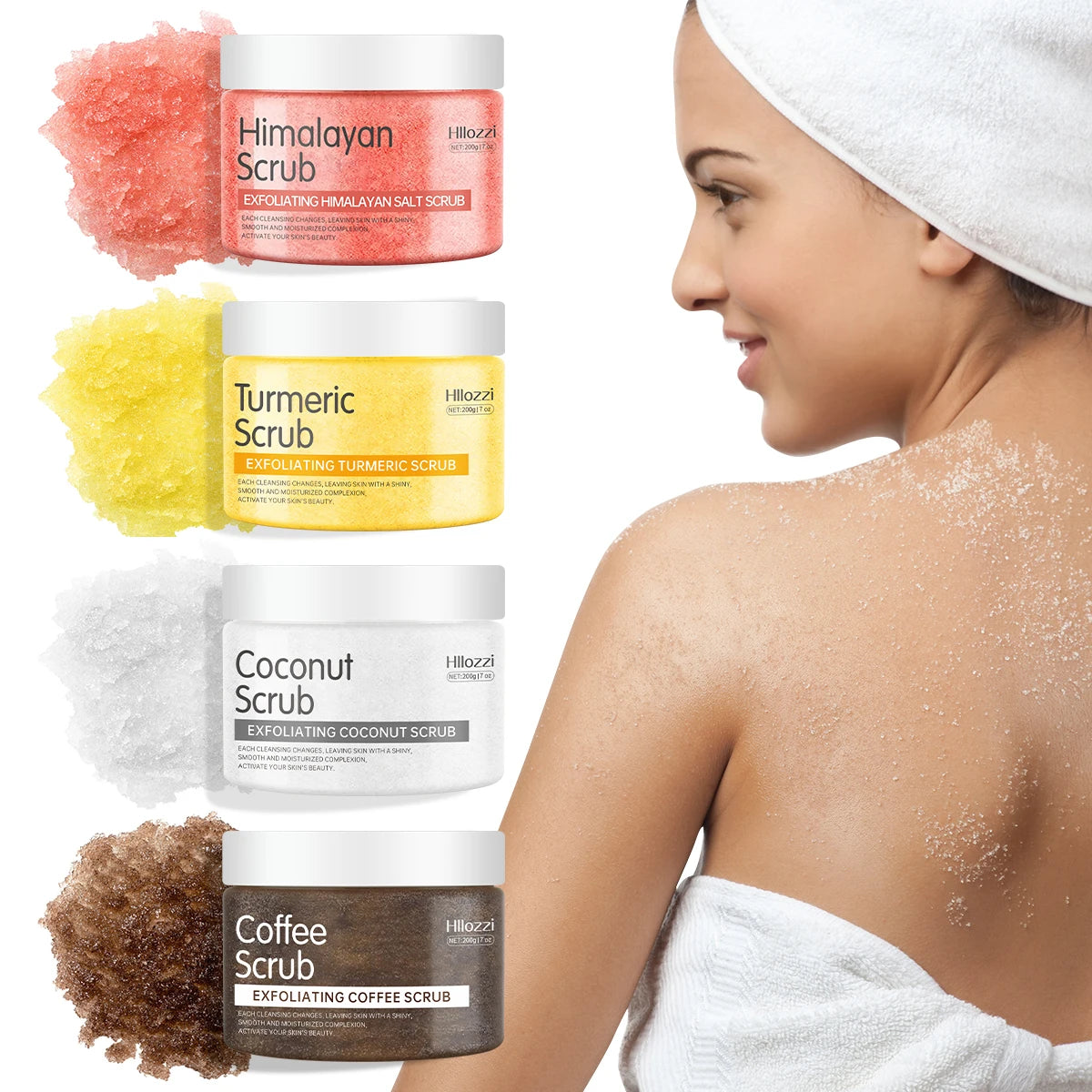 200g Himalayan Salt Body Scrub | Exfoliating & Hydrating Formula