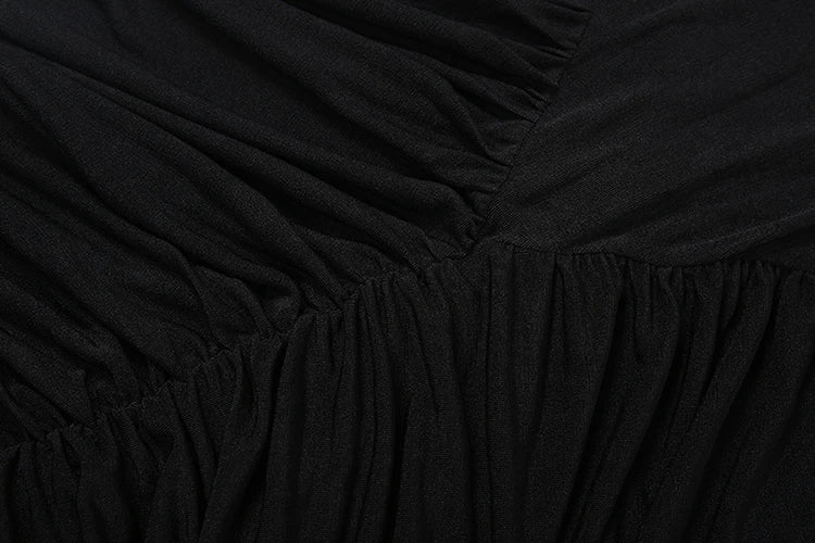 Elegant Autumn Maxi Dress | Turtleneck Full Sleeve Womens Dress