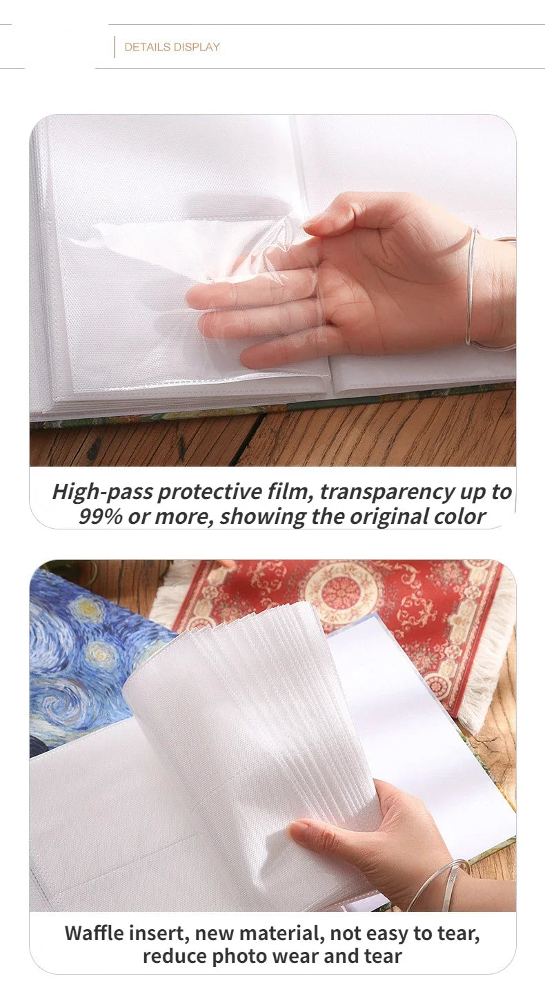 Large Capacity Family Photo Album | 200 Photo Memory Keeper