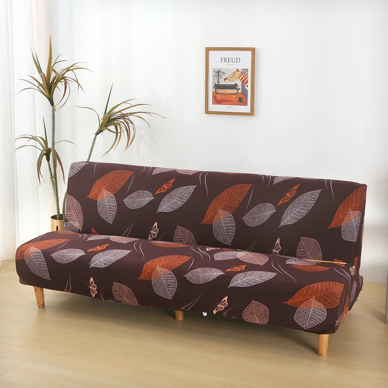 Stretch Printed Sofa Bed Cover | Dust-Proof Furniture Protector